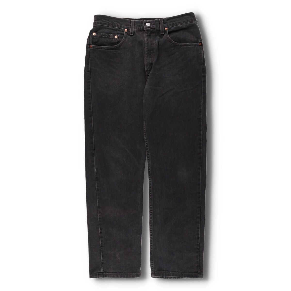 古着 00年代 リーバイス Levi s 505 REGULAR FIT STRAIGHT LEG ブラックデニム テーパードデニムパンツ メンズw31相当|evb029240