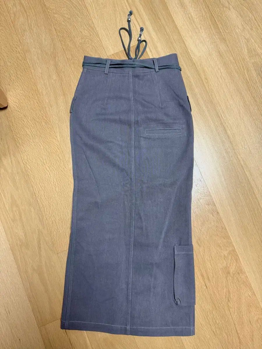 ジッパースカート アッシュパープル