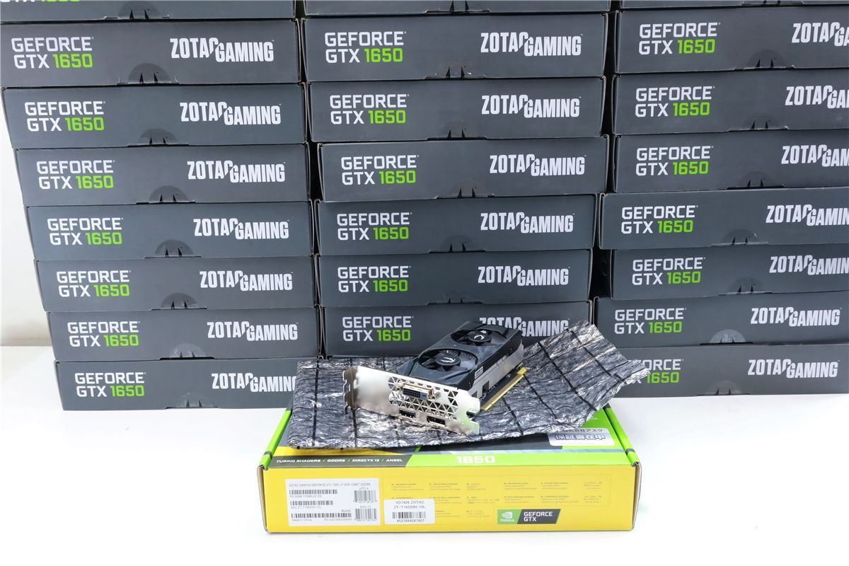 保証30日 平日 使用 短 ZOTAC GAMING GeForce GTX 1650 Low Profile ゲーミング グラフィックボード GTX1650 4GB GDDR5