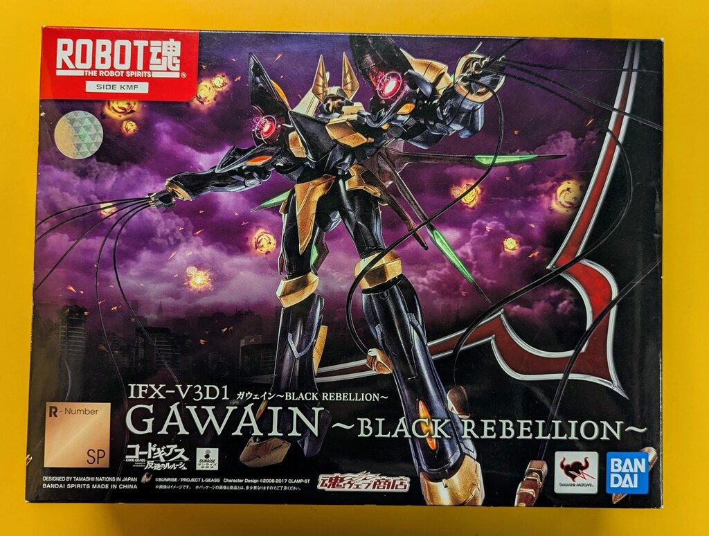 未開封　ROBOT魂　ガウェイン　BLACK REBELLION ROBOT魂 ＜SIDE KMF＞ ガウェイン～BLACK REBELLION
