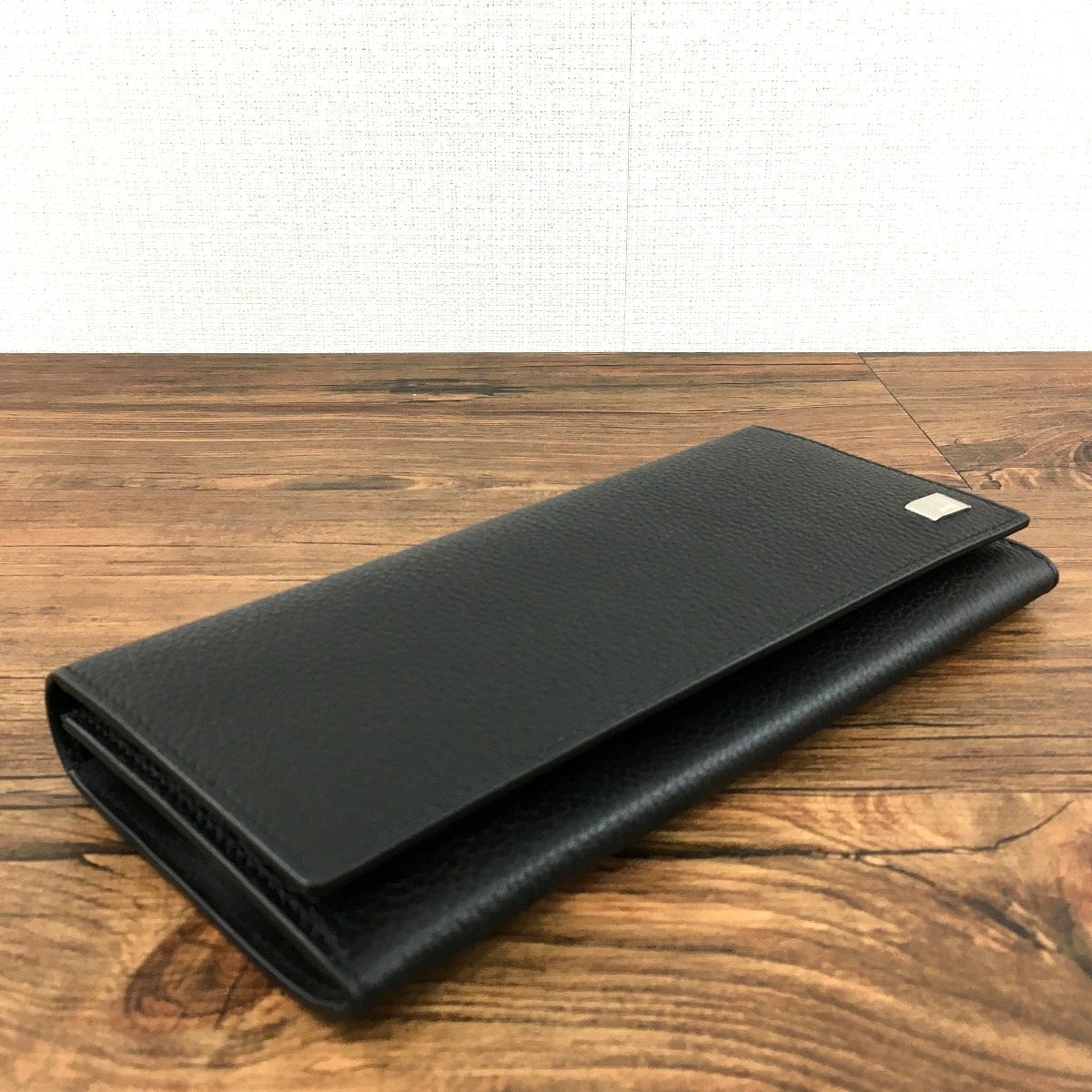 送料無料でお得にお買い物未使用品 dunhill 長財布 ブラック レザー 240