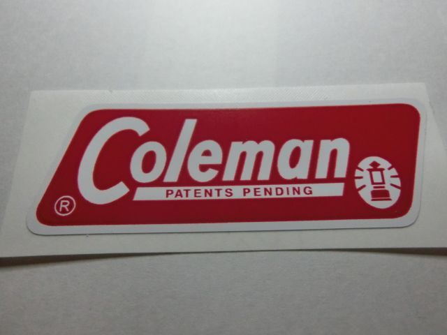 コールマンランタン デカール 補修用 200A の1965-70年 220 228の1965