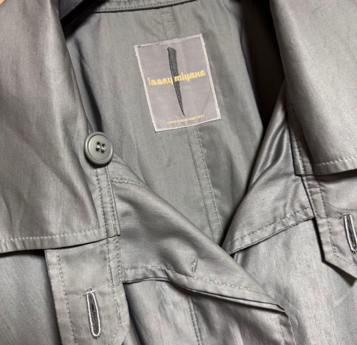 トレンド【issey miyake イッセイミヤケ】JG62039 筆タグ vintage