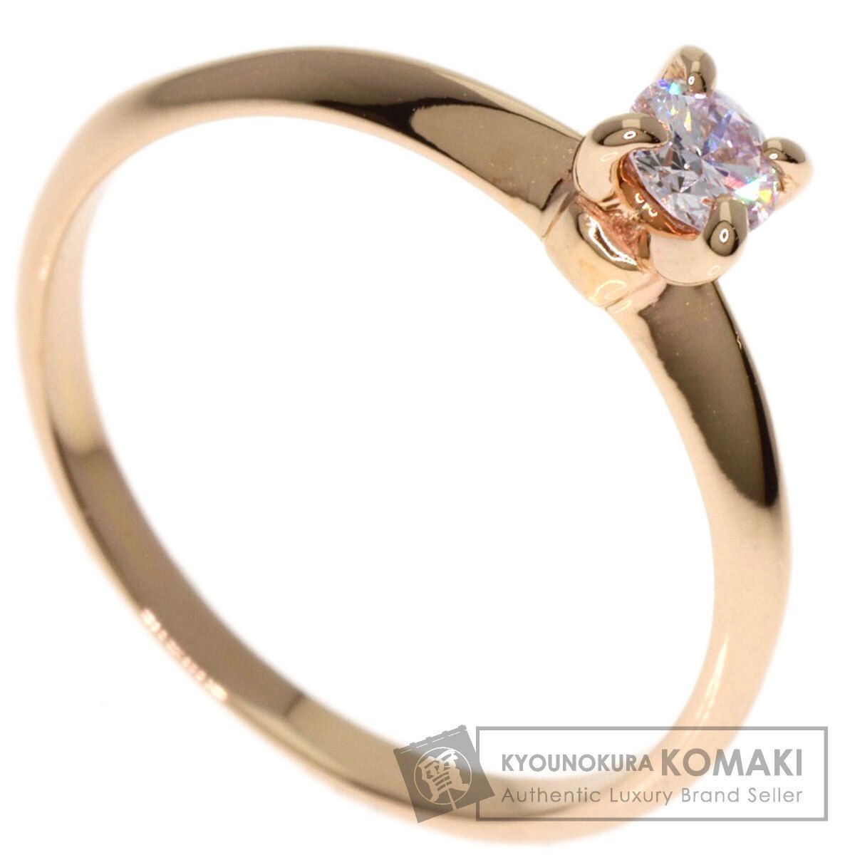 SELECT JEWELRY セレクトジュエリー ダイヤモンド リング 指輪 K18PG レディース
