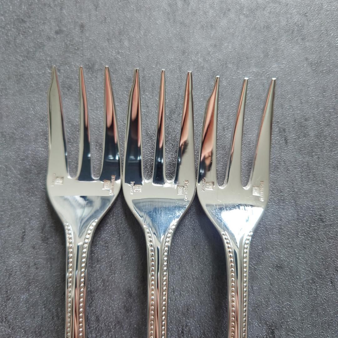 クリストフル パール ケーキフォーク コーヒースプーン 6点