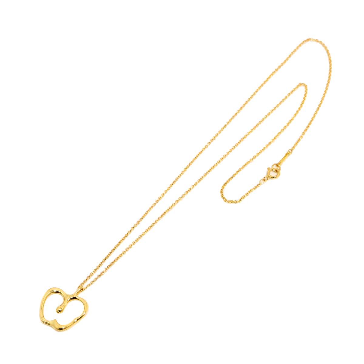 ティファニー TIFFANY&Co. アップル ネックレス 40cm K18 YG イエロー