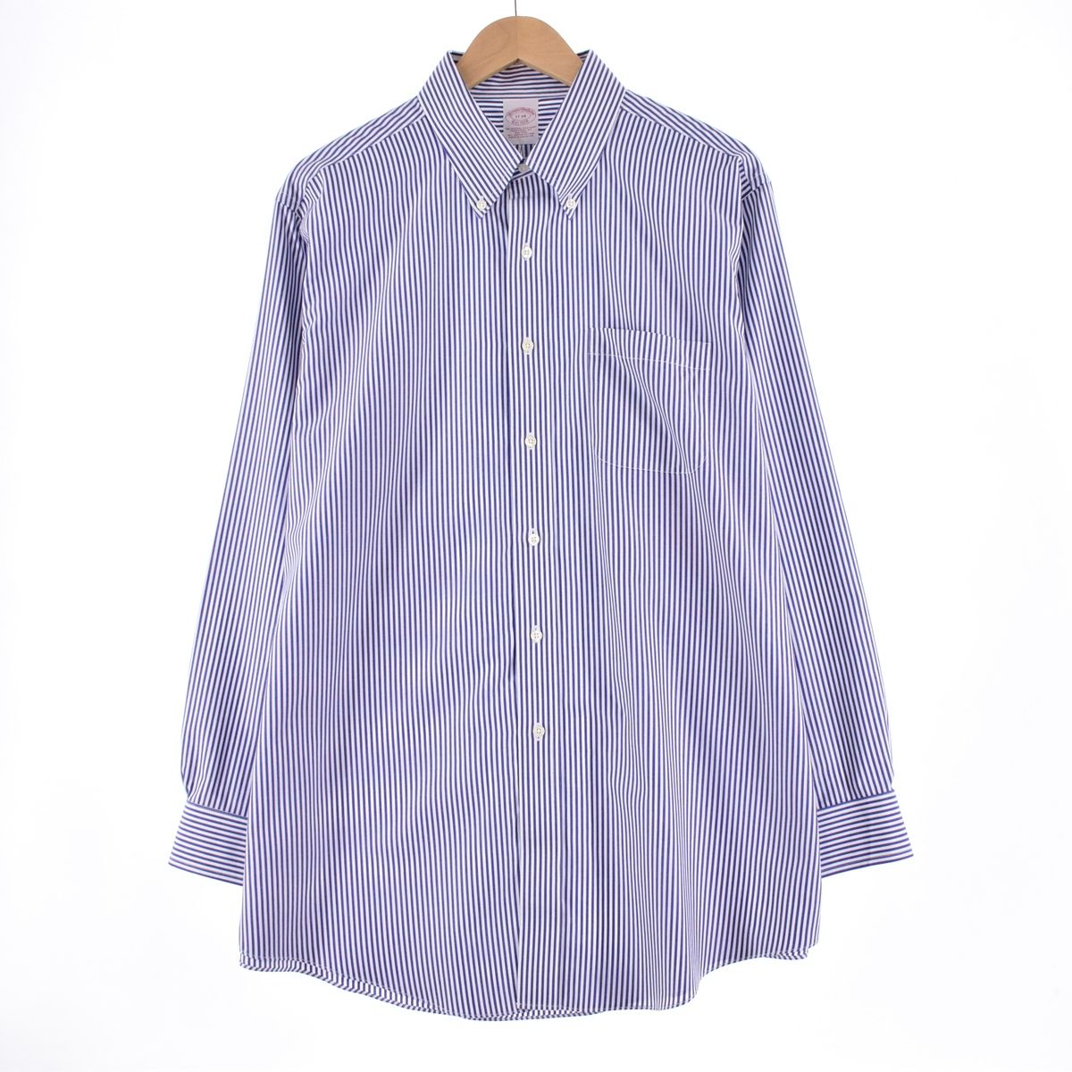 古着 ブルックスブラザーズ Brooks Brothers Est.1818 長袖 ボタンダウンストライプシャツ メンズL/eaa336626