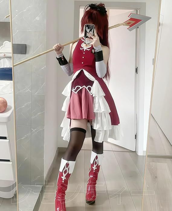 佐倉杏子 コスプレ 衣装 ウィッグ付き 魔法少女 まどか マギカ