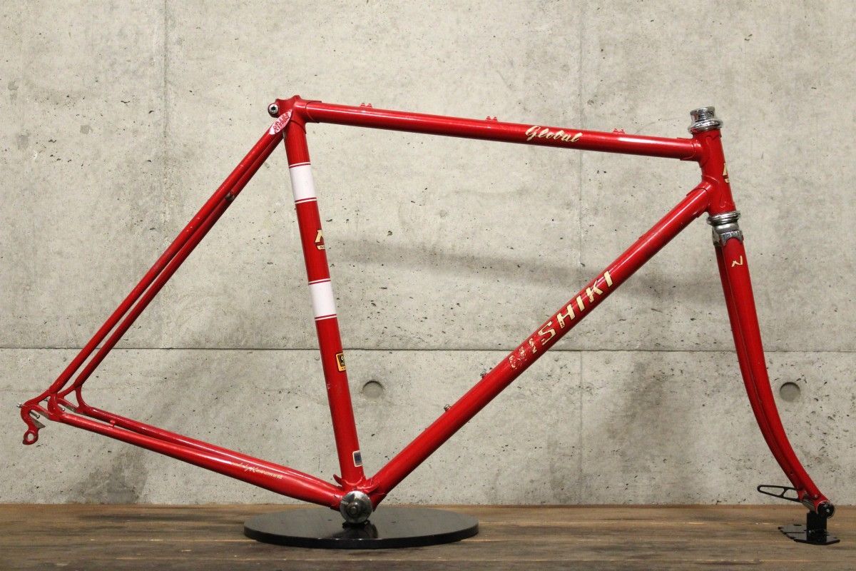 ニシキ NISHIKI 1980年代 535サイズ程度 クロモリ ロードバイク フレームセット ビンテージ レストアベース 福岡店