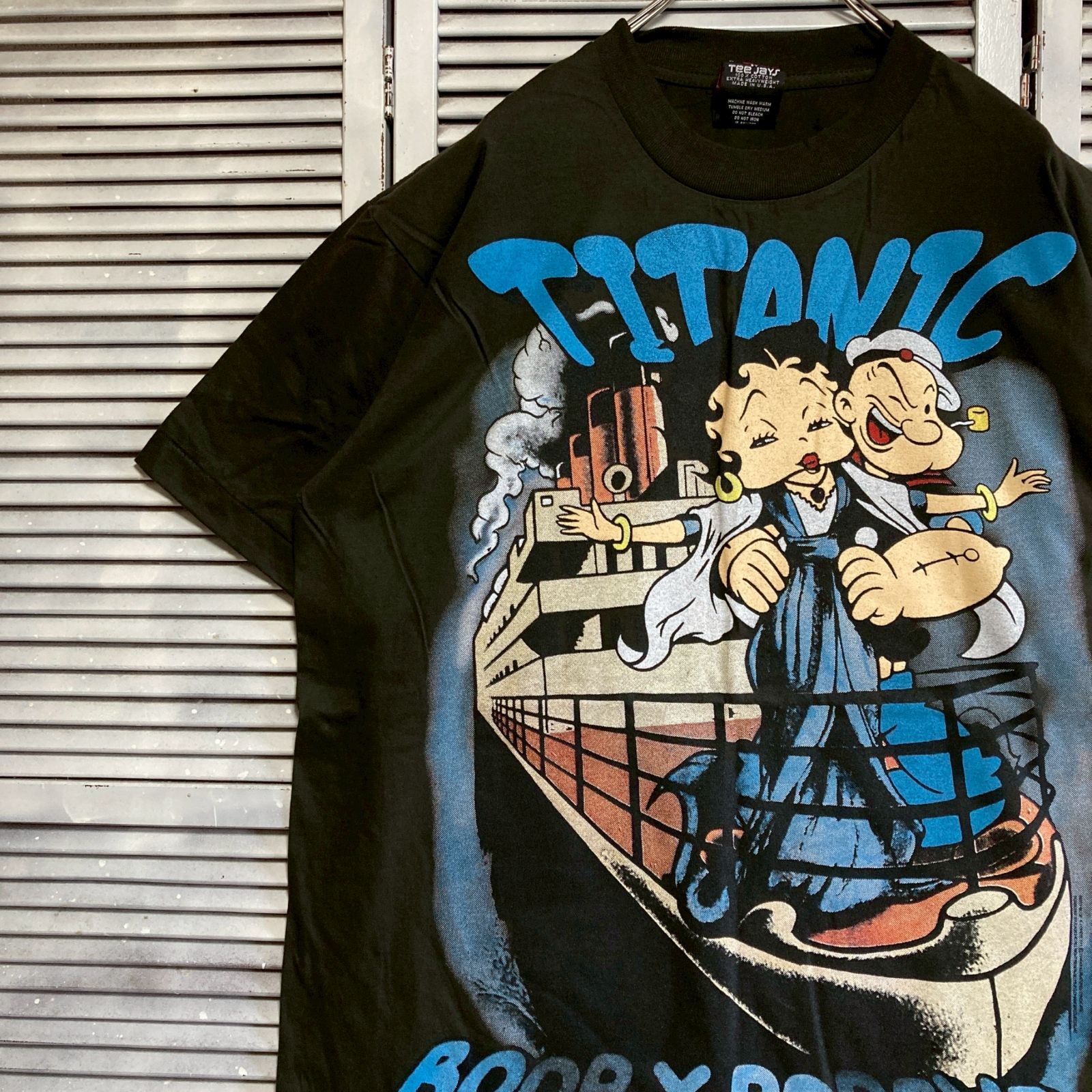 BGVJ キャラ Tシャツ ビンテージ 古着 USA製 黒 ベティ ブープ
