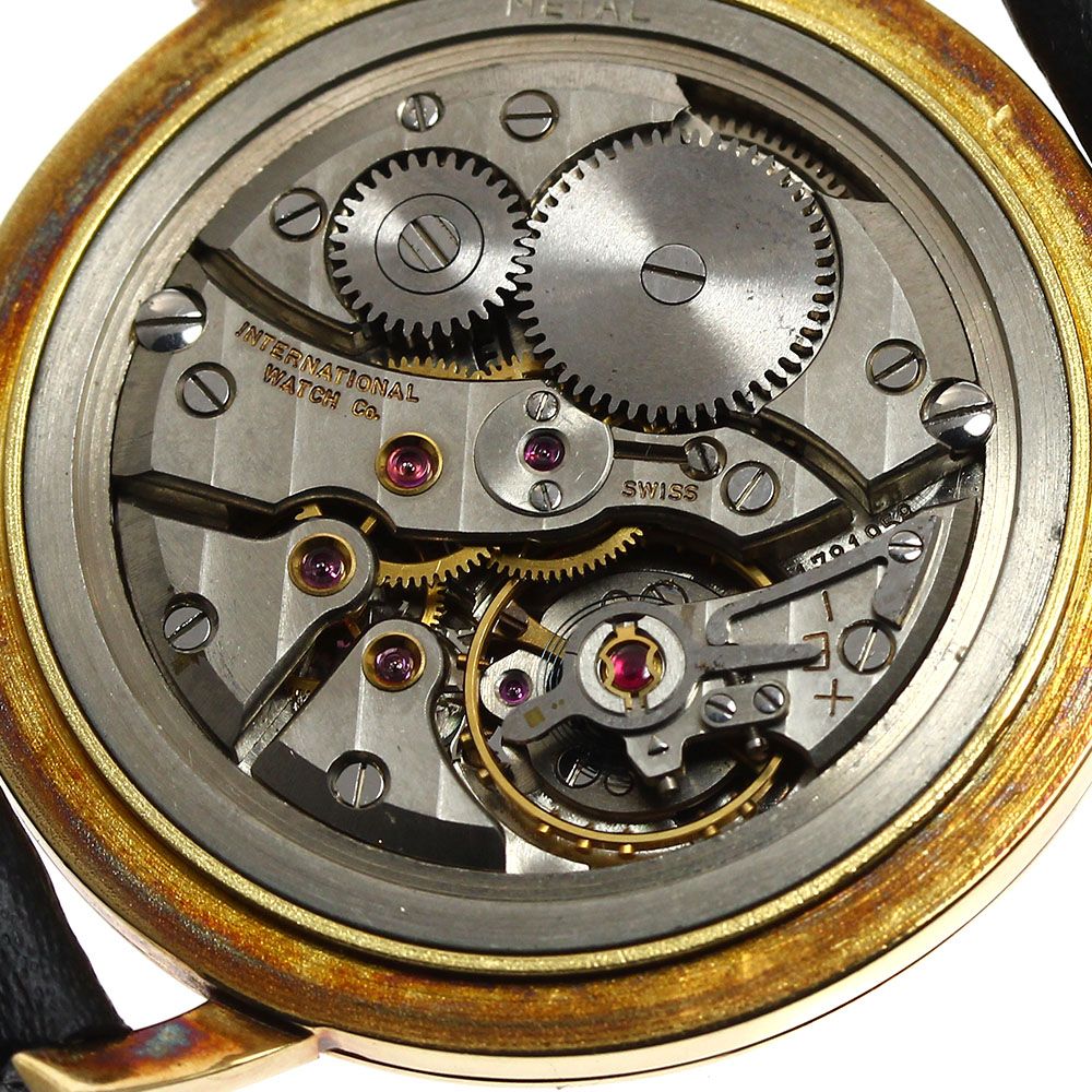 夏のセール開催中! IWC IWC SCHAFFHAUSEN R1205 K18YG Cal.401 リダンダイアル 手巻き メンズ_903590 配送商品は通常配送無料。