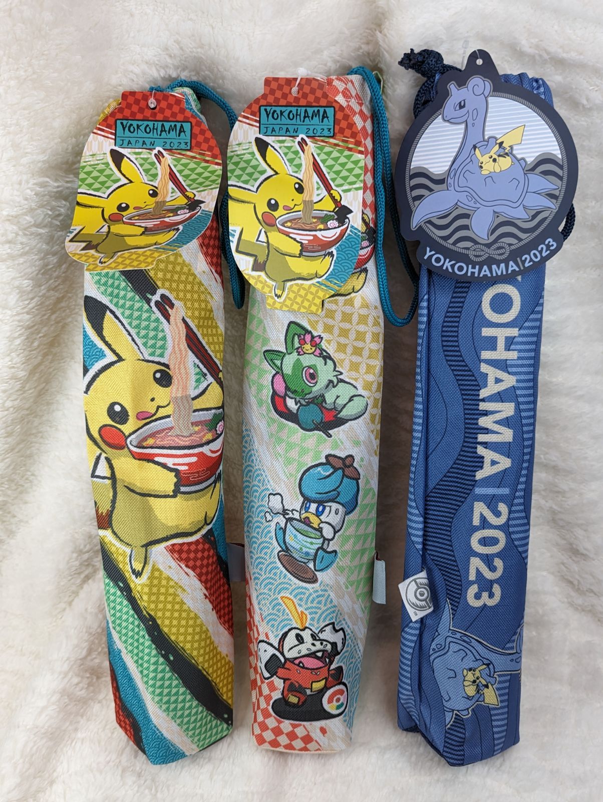 新品未開封】ポケモンカードゲーム WCS2023横浜 プレイマット3種