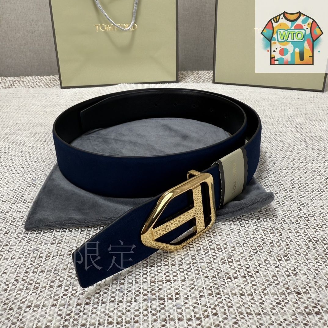 今日特価】Tom Ford トムフォード ダブルフェイスベルト-3