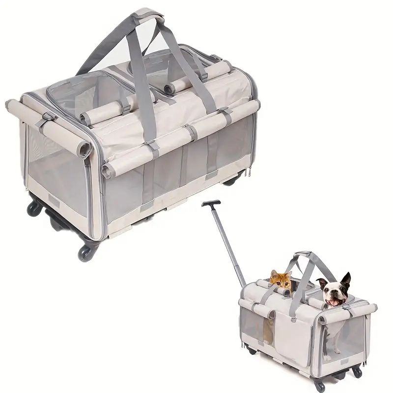 分離で使用可能 キャリーカート 3WAYペットキャリーコンテナ ☆3WAY