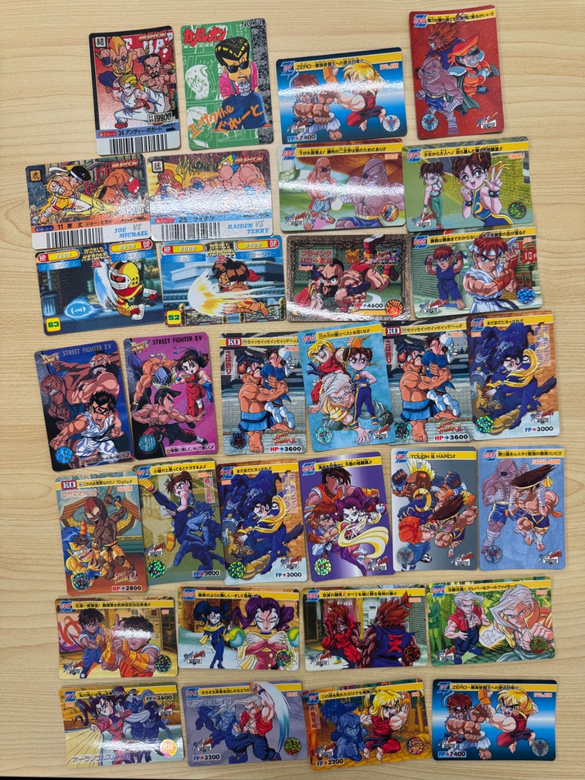 ストリートファイター2 餓狼伝説 カードダス セット キングオブ
