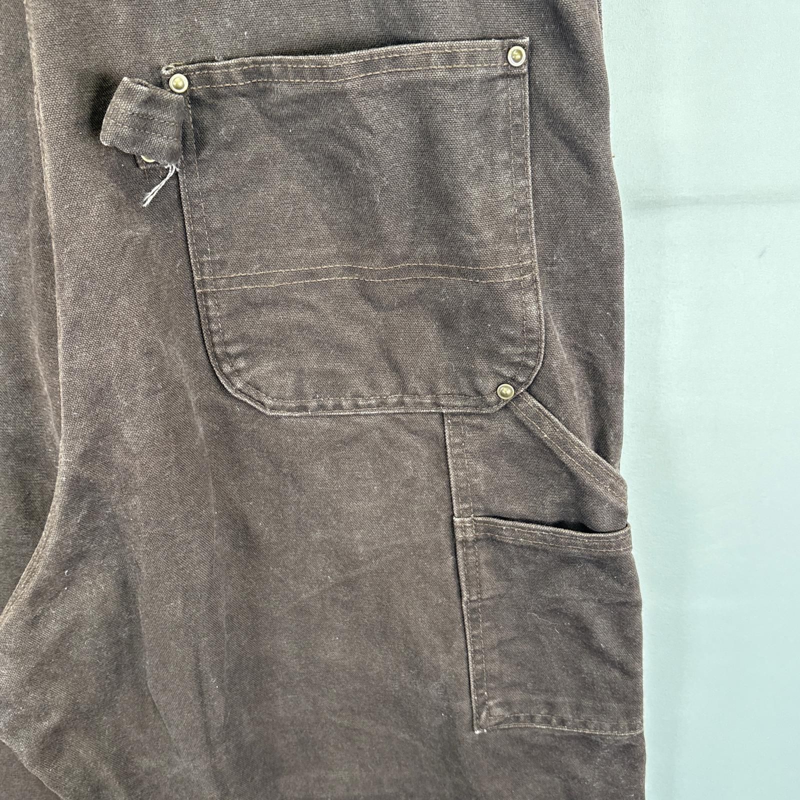 古着 カーハート Carhartt オーバーオール ダック ワンポイント