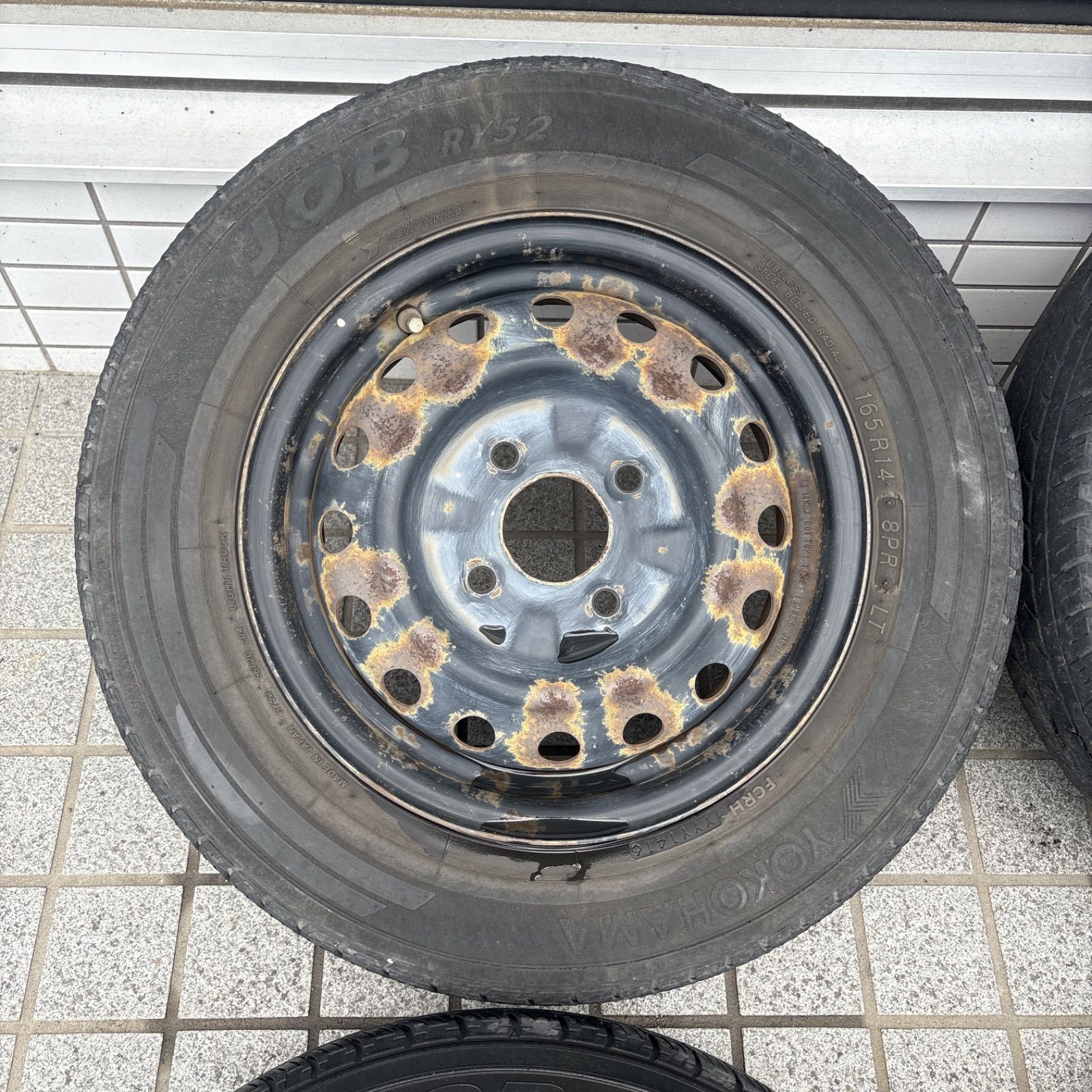 日産 ニッサン バネット NV200 純正スチールホイールタイヤセット