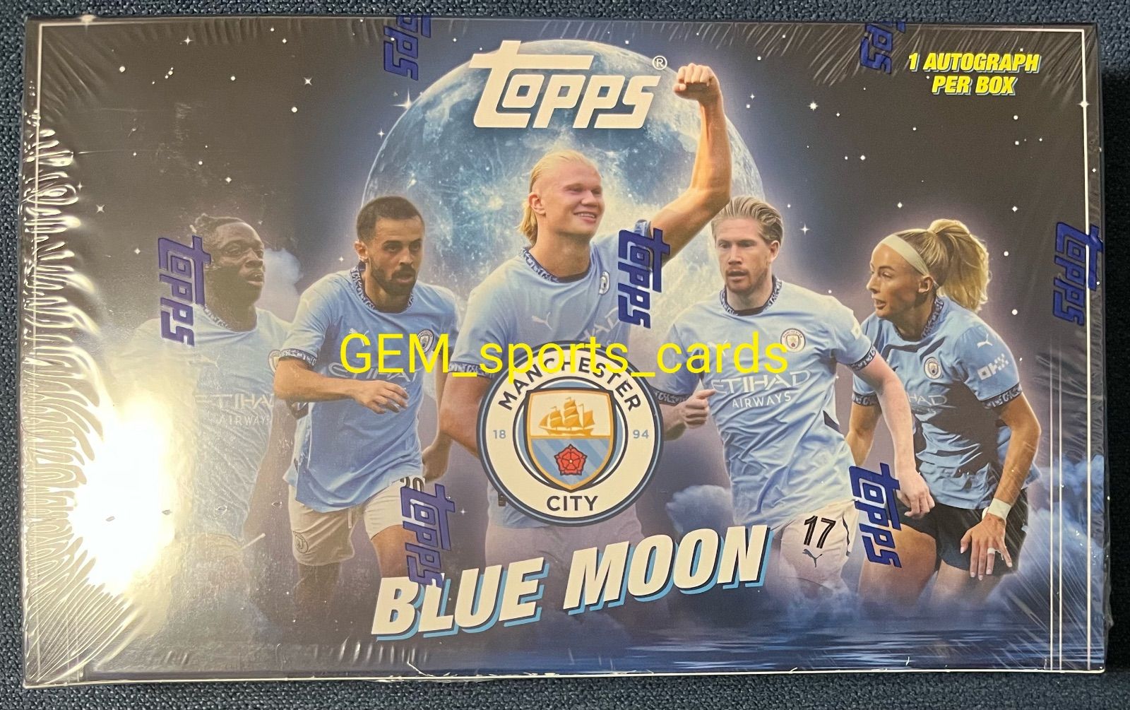 国内未発売 新品未開封】Topps Blue Moon Manchester City 2024/25 