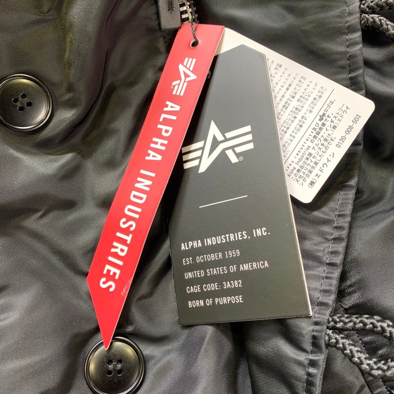 美品　ALPHA INDUSTRIES N-2B フライトジャケットサイズL USA製 ALPHA INDUSTRIES【L】N-2B フライトジャケット｜an10n.co