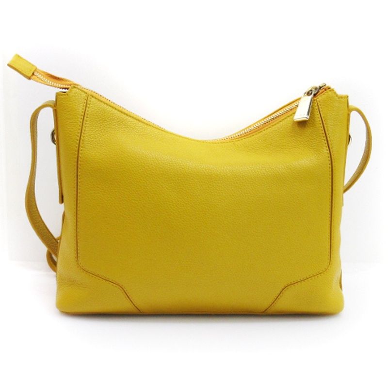 フルラ FURLA ショルダーバッグ レザー 本革 黄色 マスタード