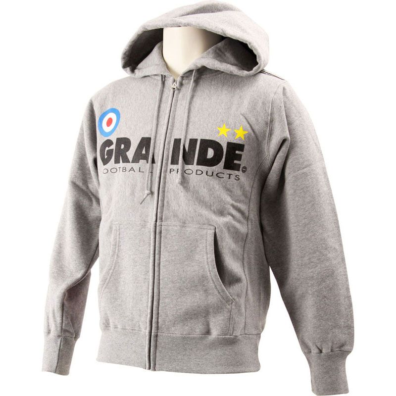 GRANDE.F.P グランデエフピー プロトタイプ スウェットジップパーカー フットサル スウエットパーカー gfp10024-1509 1509 GRY|BLK
