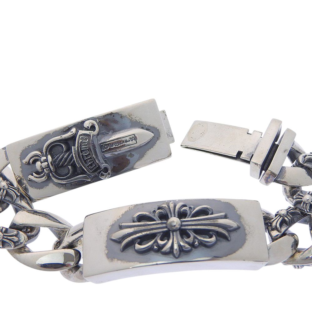 CHROME HEARTS】クロムハーツ ダブルIDフローラルダガー ID DBL