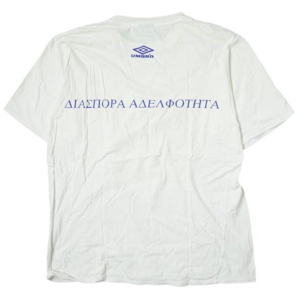 umbro x Diaspora skateboards x BEAMS T アンブロ ディアスポラスケートボーズ ビームスティー 別注 FRONT  TEE ロゴデザインTシャツ ULUNJA51BM O(XL) ホワイト 半袖 トップス g11314