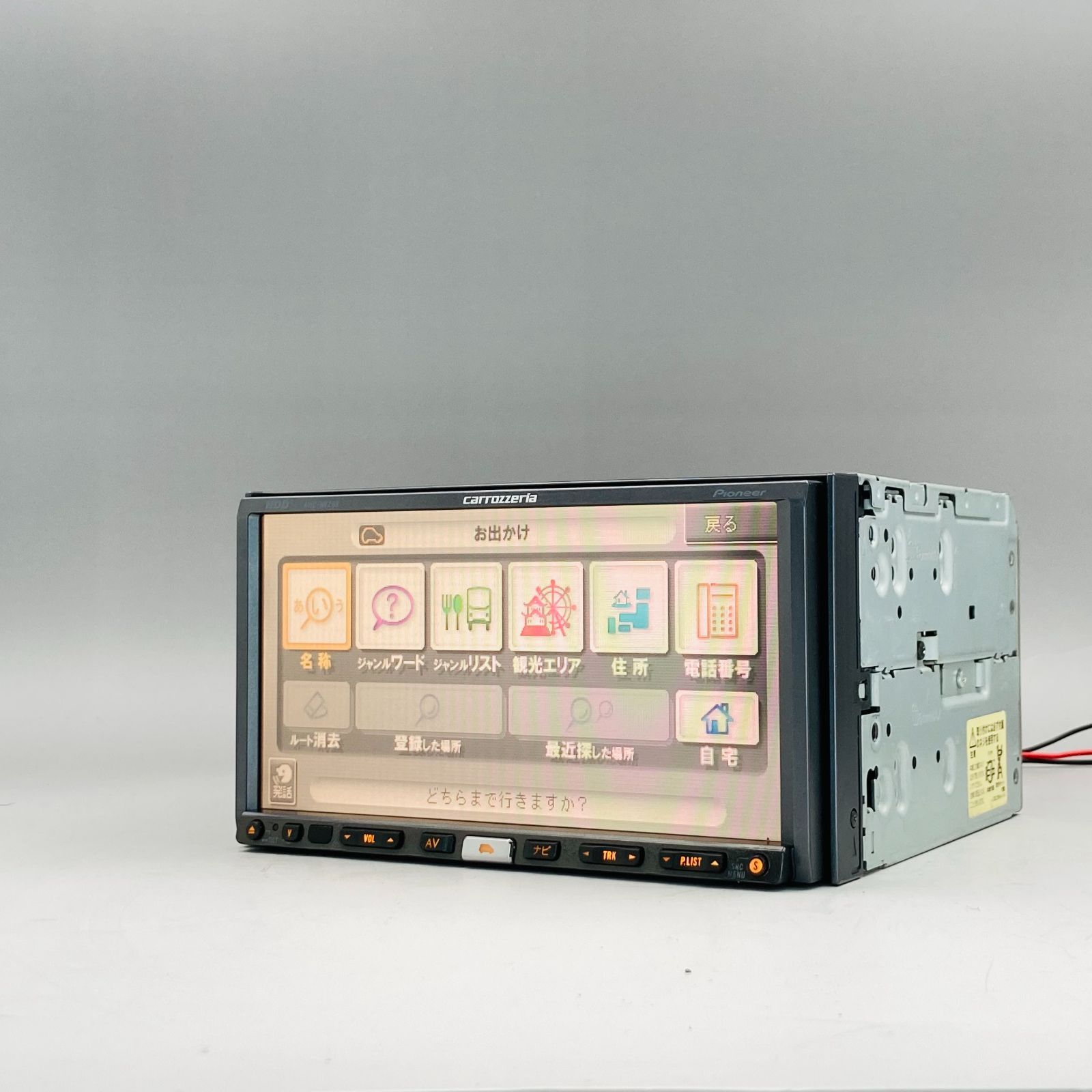 パネル新品！！ 希少！ 整備済 作動保証 カロッツエリアHDDナビ AVIC