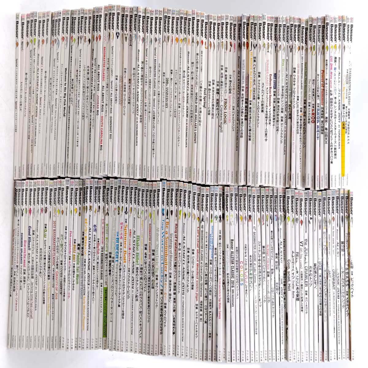 計165冊セット Basser バサー 2005年4月～2019年4月号 一部 計4冊 抜けあり 釣り雑誌 バスフィッシング専門誌