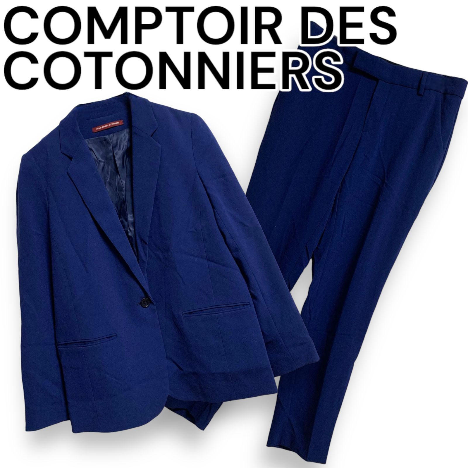 COMPTOIR DES COTONNIERS (コントワーデコトニエ) レディーススーツ上下 セットアップ パンツスーツ 0783H - メルカリ