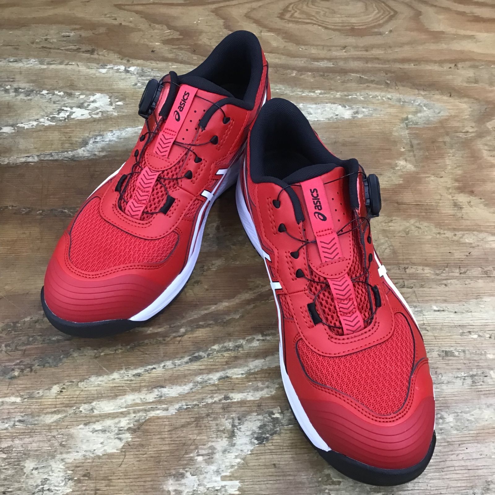 ASICS 安全靴 27.0cm ホワイト/レッド 【公式通販】