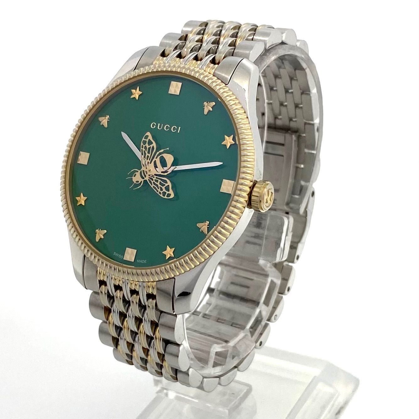 希少】グッチ GUCCI Gタイムレス ビーウォッチ 126.4 YA1264182 Bee 蜂
