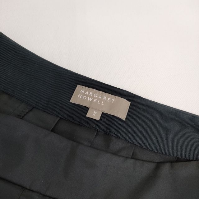MARGARETHOWELL アコーディオンプリーツ　スカート　カシミヤ混 新品同様 MARGARET HOWELL× FOX BROTHERS マーガレットハウエル