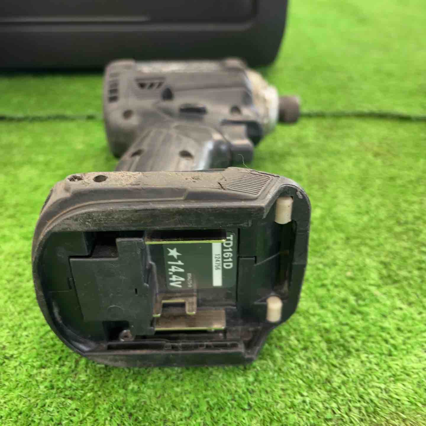 中古 mkita マキタ TD161DRGXB 充電式インパクトドライバ 14.4v 6.0Ah 電池1個 黒 ブラック 30009145 ☆中古品☆makita マキタ 14.4V 充電式インパクトドライバ TD161DRGXB