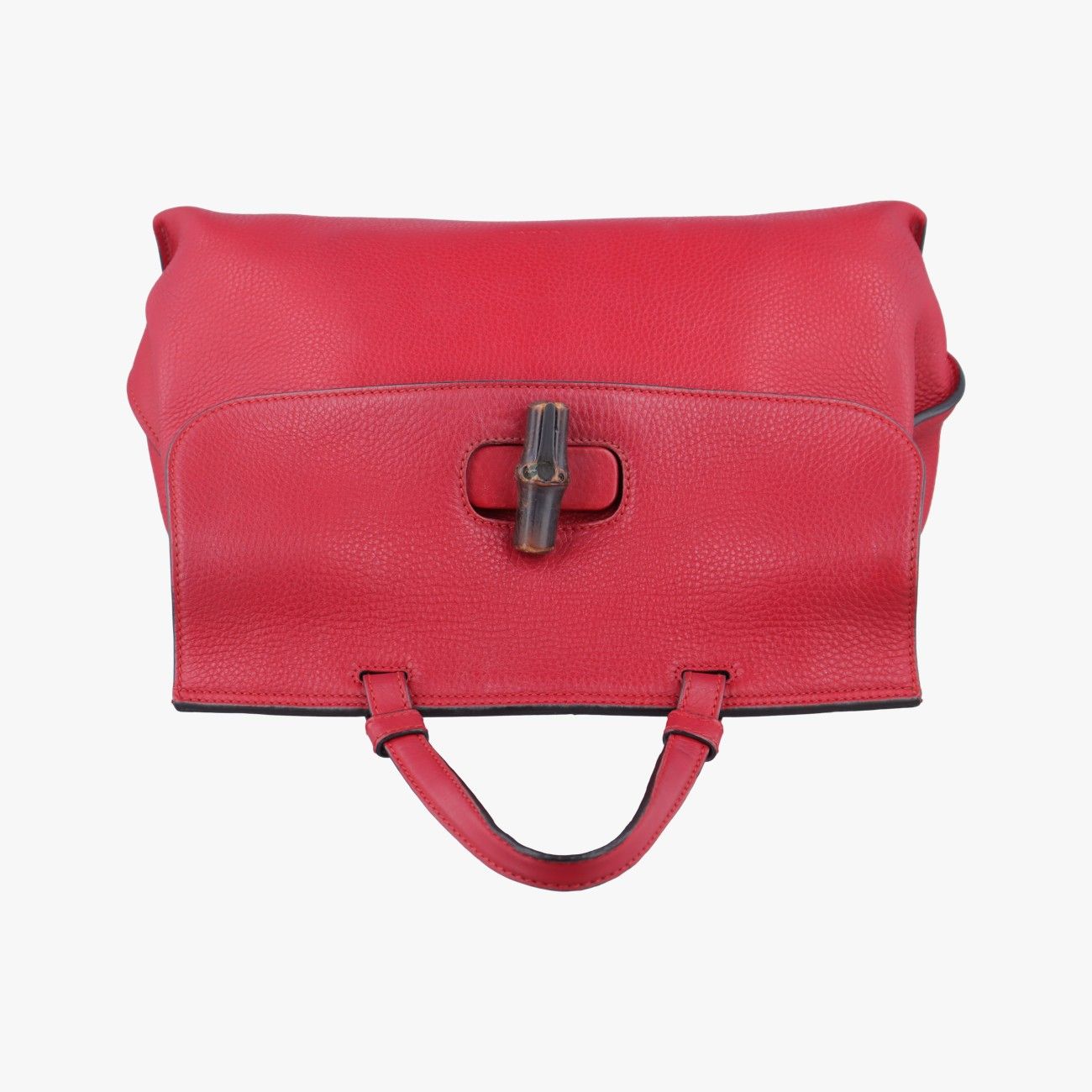 美品　正規品　GUCCI バンブーディリー　希少カラー　レッド GUCCI】グッチ『バンブーデイリー ミディアム トップハンドル