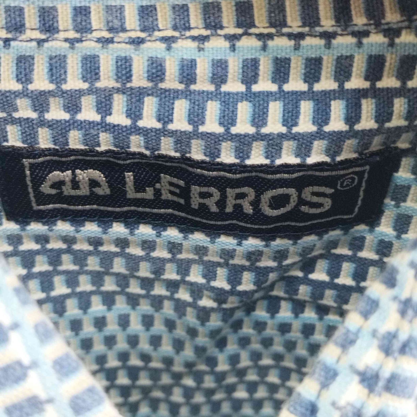 フルギ LERROS ユーロ 片ポケ総柄シャツ メンズ import：L 