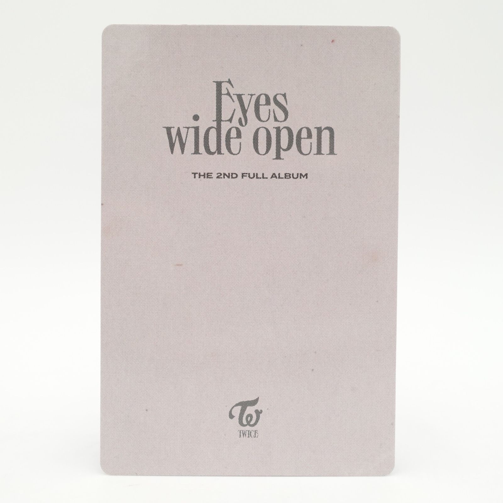TWICE ミナ 2nd Full album Eyes wide open トレカ フォト
