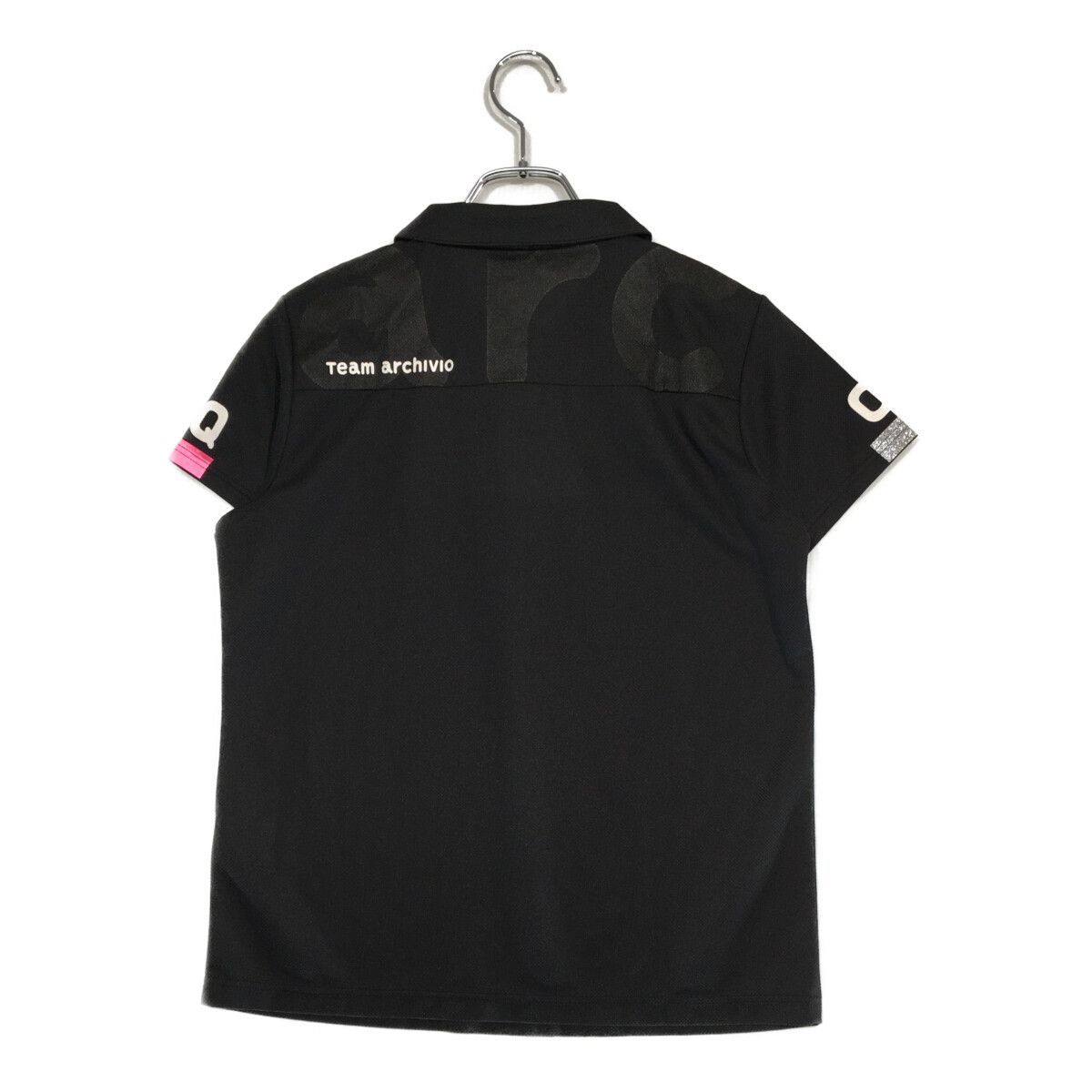 archivio ポロシャツ38サイズ 新品未使用 archivio ブラック ポロシャツ 未使用archivio ブラック ポロシャツ 38