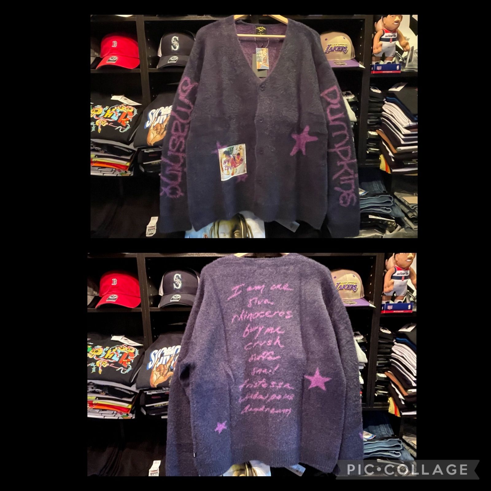 HUF X SMASHING PUMPKINS SIVA SHAGGY CARDIGAN Lサイズ - メルカリ