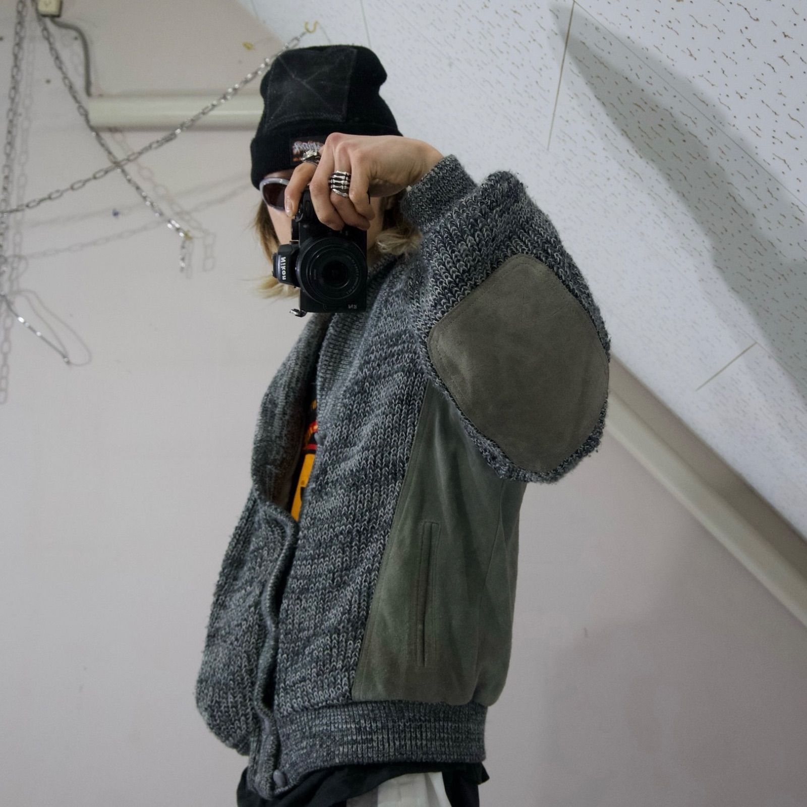 67▢THE ONENESS ビスコースフリルカーディガン TS0127-2 67▢THE ONENESS ビスコースフリルカーディガン TS0127-2