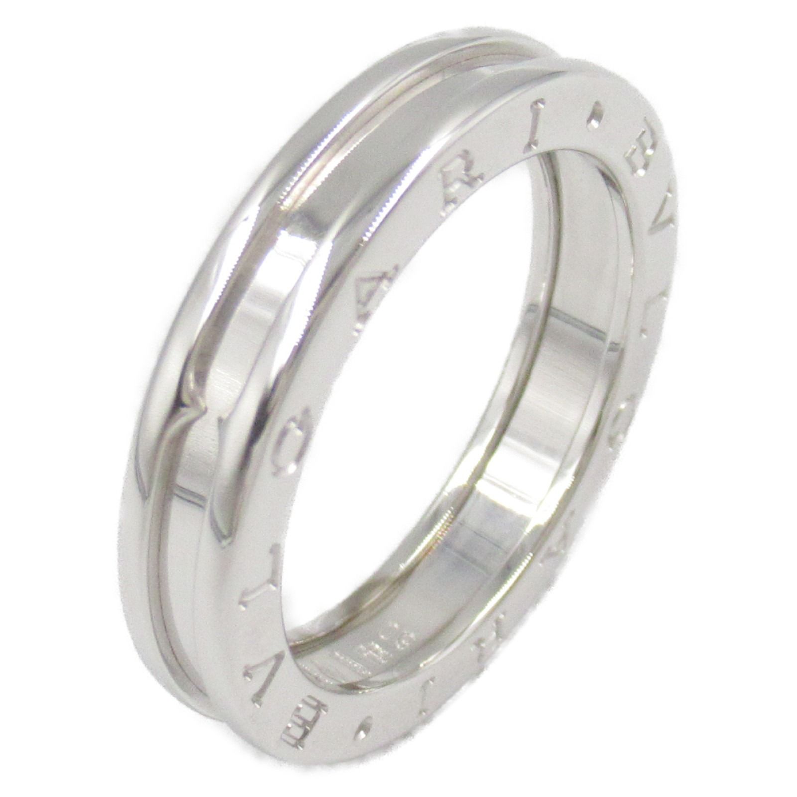 ブルガリ BVLGARI リング 指輪 B-zero1 ビーゼロワン リング 1バンド K18WG ホワイトゴールド B-zero1 リング 1バンド ユニセックス Used A