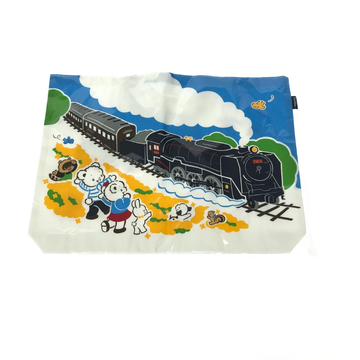 未使用品 FAMILIAR ファミリア JR東海コラボ 汽車 トートバッグ