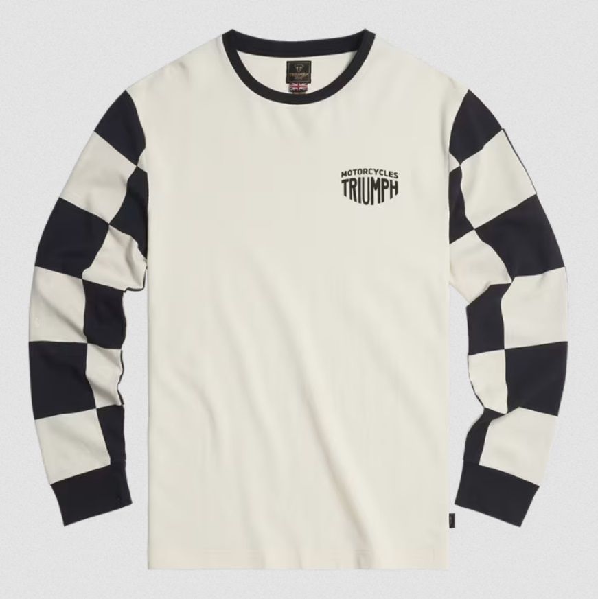TRIUMPH トライアンフ Harker Checkerboard Long Sleeve Waffle T Lサイズ