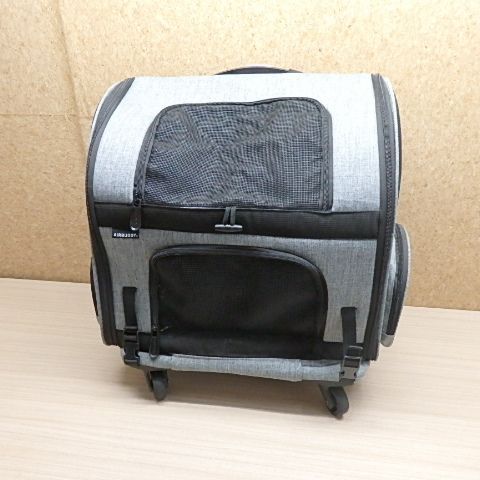 AirBuggy for Pet Fitt フィット キャスター付きペットキャリー アースグレー ペット