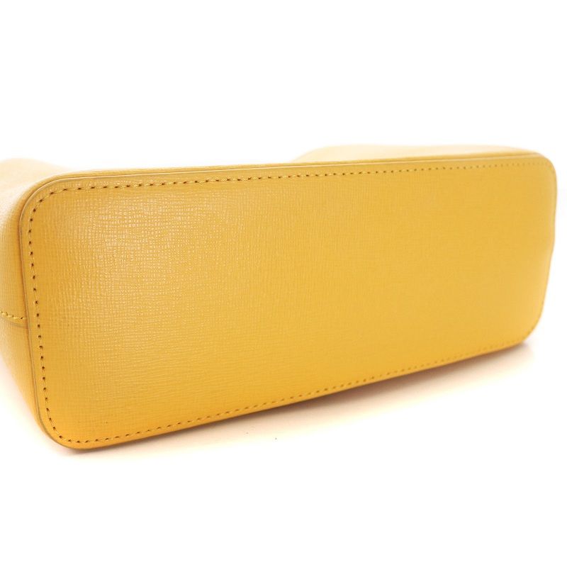 FURLA - フルラ ハンドバッグ 2way 黄 テッサ レザー ロゴ