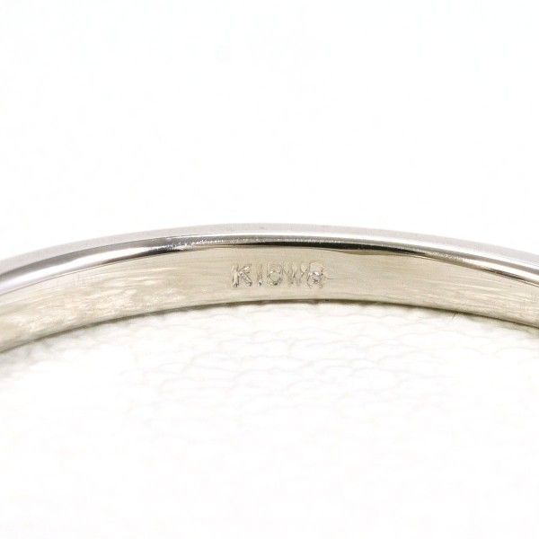 K10WG ダイヤモンドレディースリング 11号 K10WG リング ring 指輪 11号 ダイヤ 0.05 総重量約1.1g - メルカリ