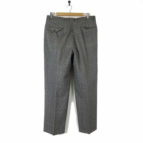 BURBERRY バーバリー パンツ（その他） 黒 4119224D0103 Check Cotton Trousers in Archive beige - Women | Burberry
