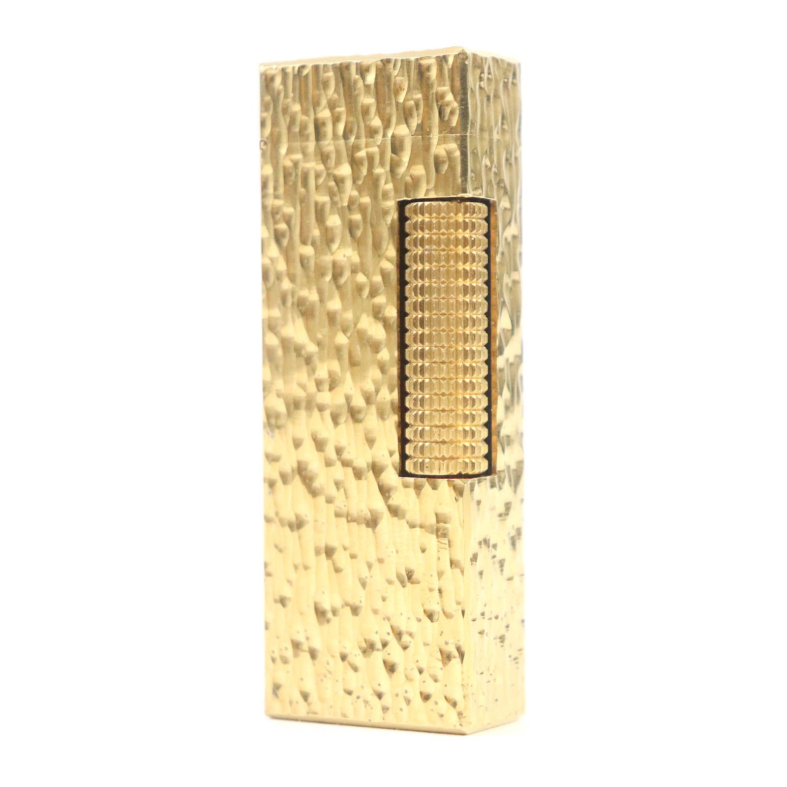 外装美品◎Dunhill ダンヒル スリム 新型 ローラー式 喫煙具 総柄 ガス 