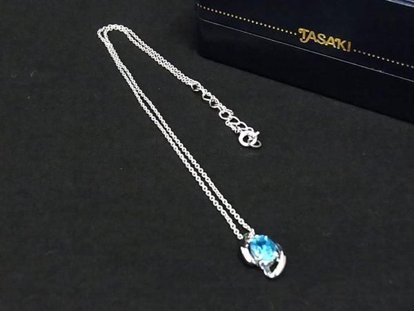 レディースネックレス TASAKI - □新品□未使用□ TASAKI タサキ SV925 ブルートパーズ