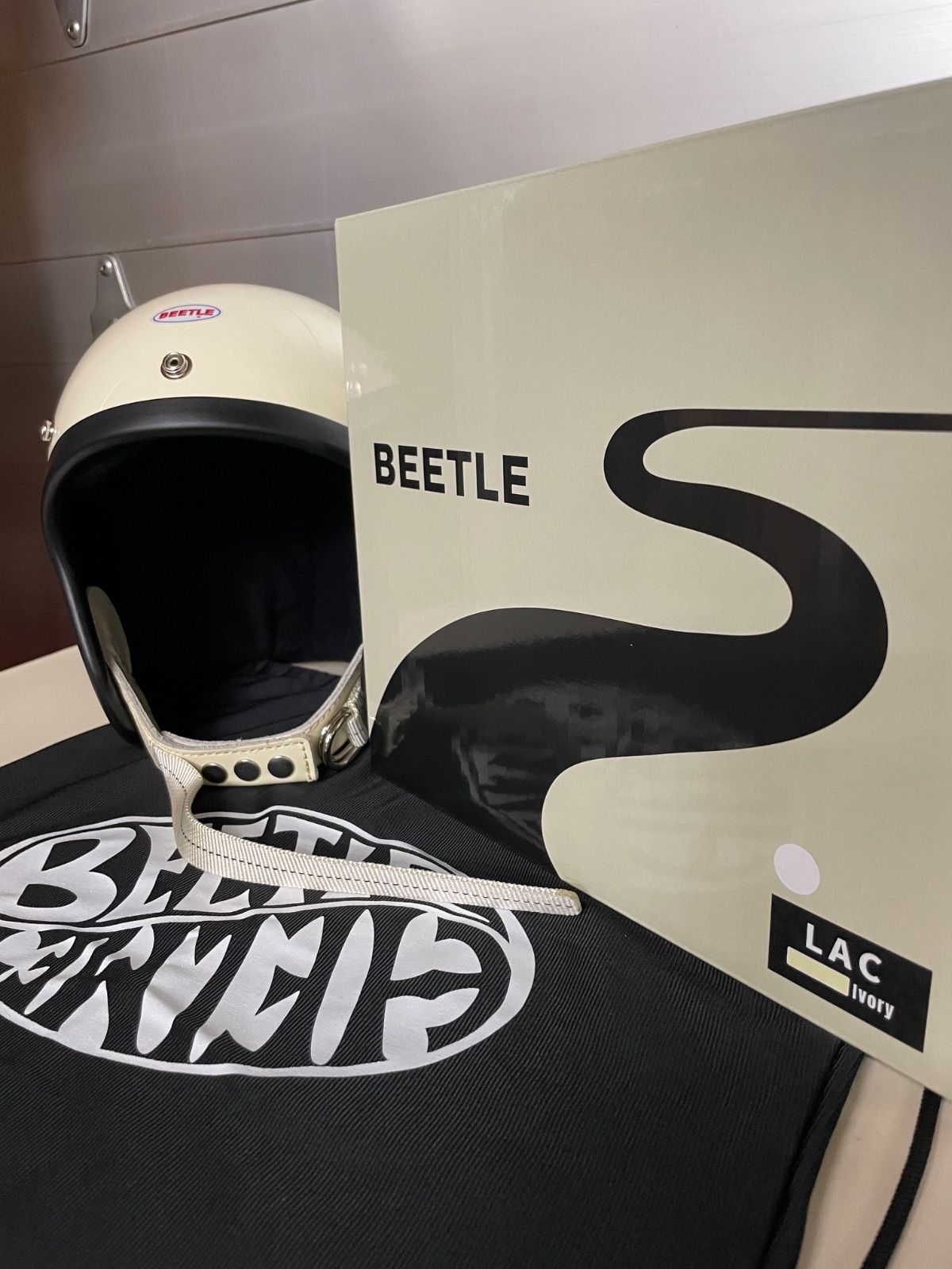 オーシャンビートル LAC アイボリー Wストラップ白！ 各サイズ有り